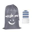 Customized Travel Laundry Bags Rip-Stop Nylon Heavy Duty Dirty Clothes Laundry Bag with Drawstring